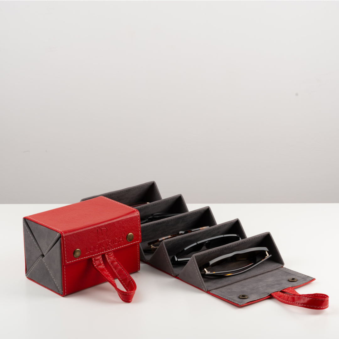Ruby Red Edition 4'lü Gözlük Organizatör
